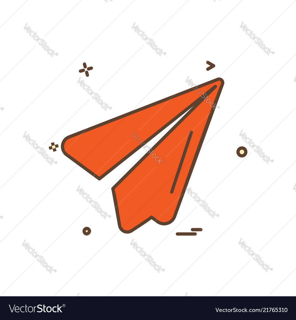 Send icon design vector image Send icon design