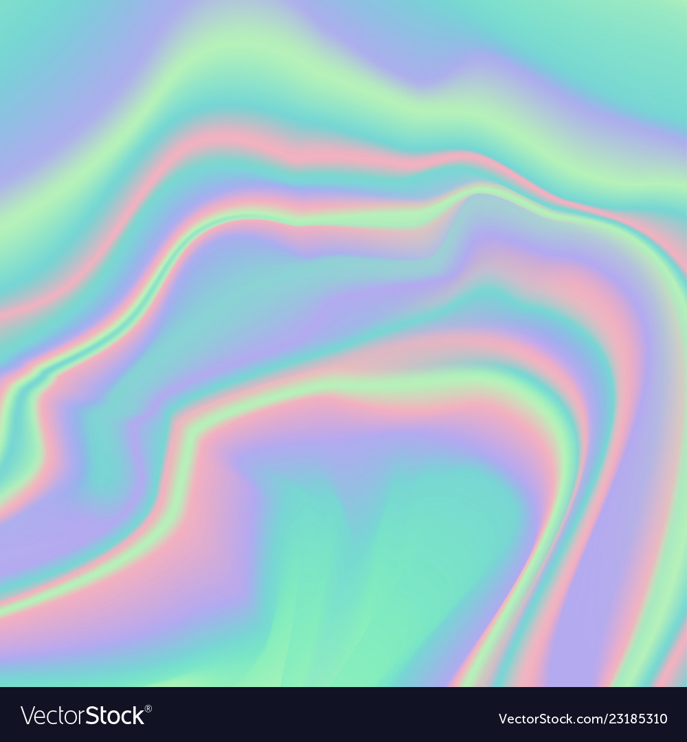 Vibrant Gradient Holographic Texture Royalty Free Vector