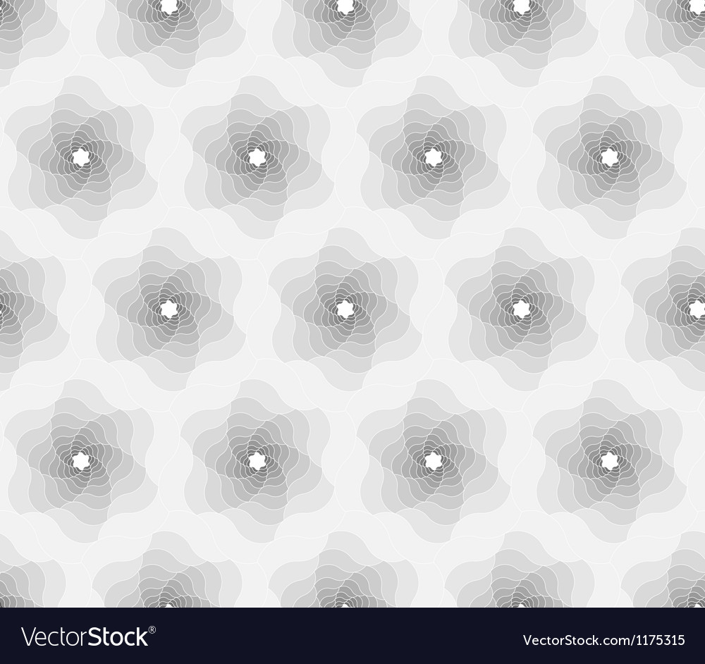 Abstract seamless pattern with diminishing figures