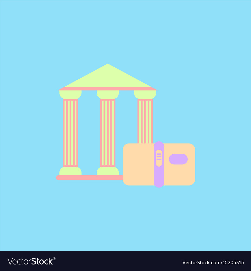 History book and architecture of ancient building