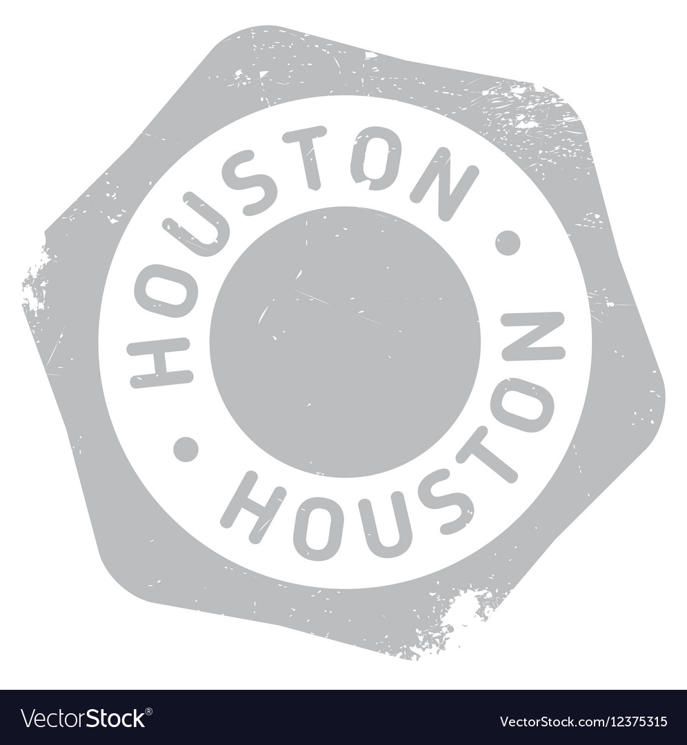 Houston stamp rubber grunge Royalty Free Vector Image