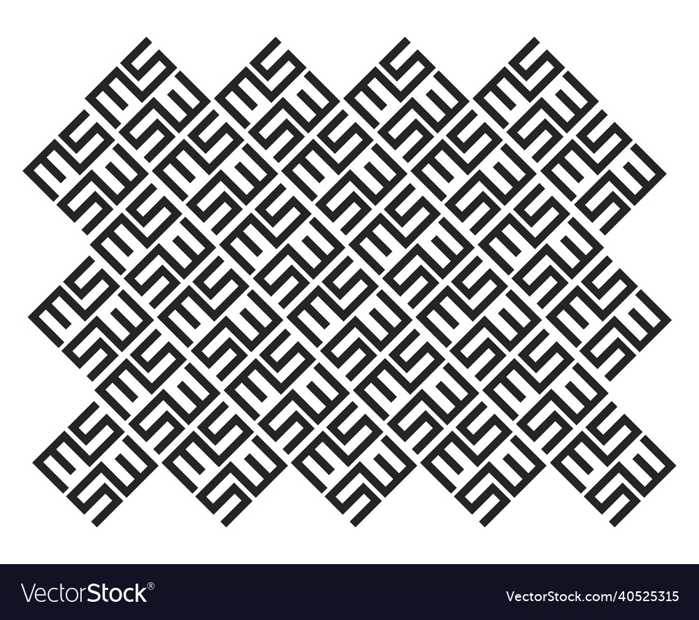 Ms pattern design vector image Ms pattern design