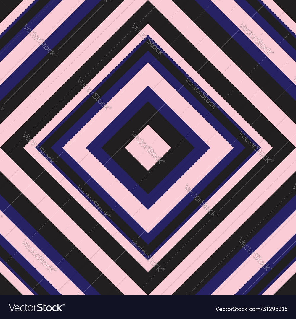 Pink and navy argyle diagonal stripes seamless