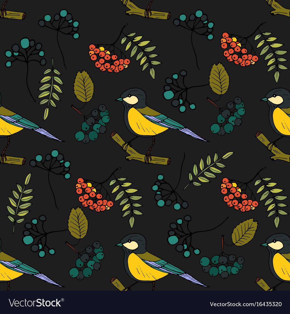 Autumn seamless pattern