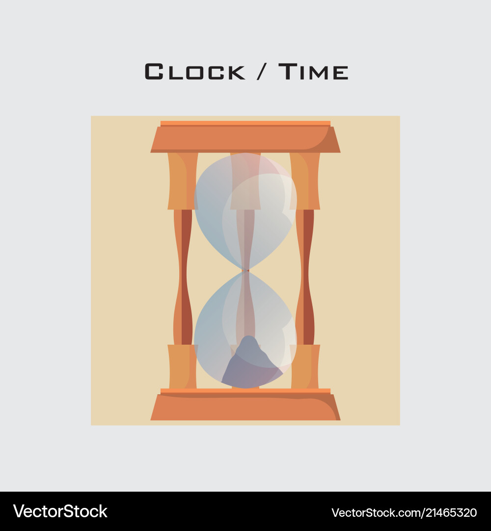 Clock and time design Royalty Free Vector Image