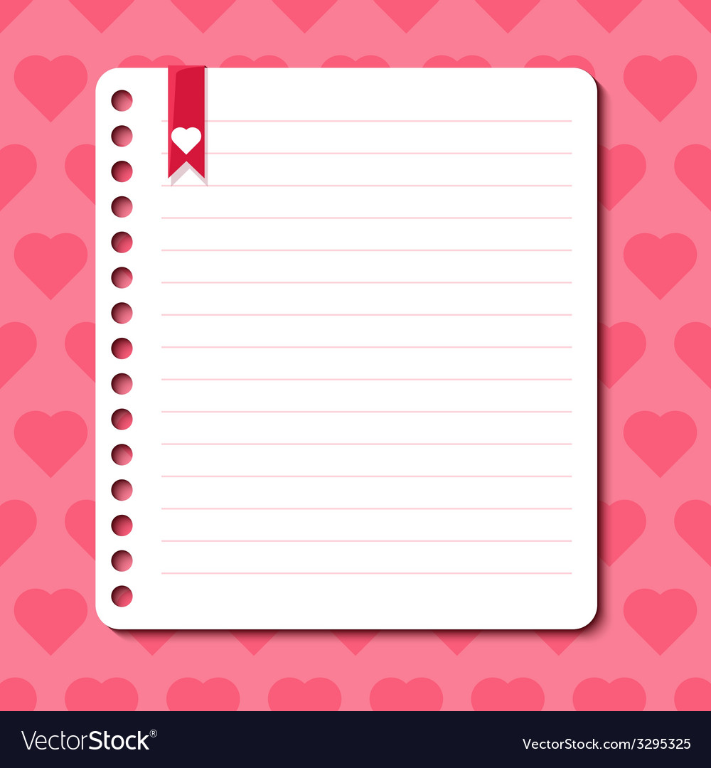 Background with hearts and space for text
