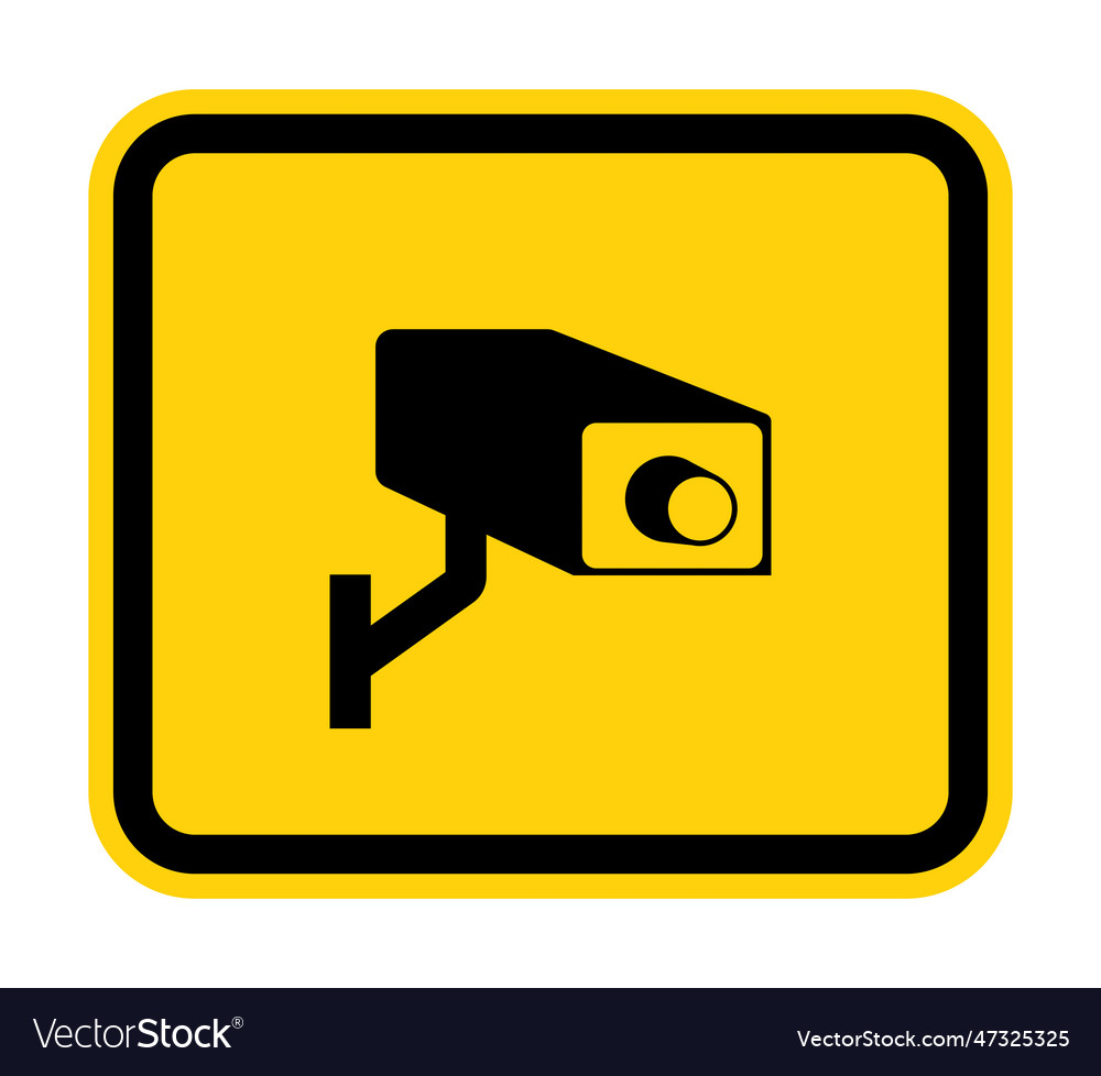 Cctv security camera symbol sign isolate