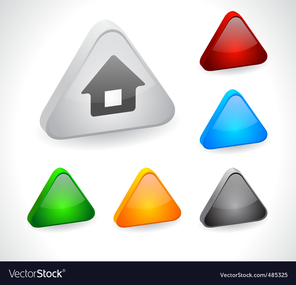 Color 3d buttons for web