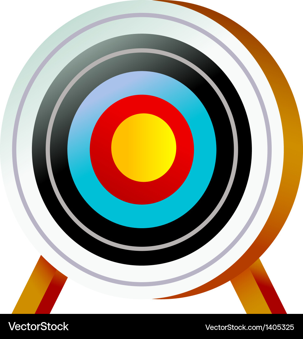 Icon target Royalty Free Vector Image - VectorStock