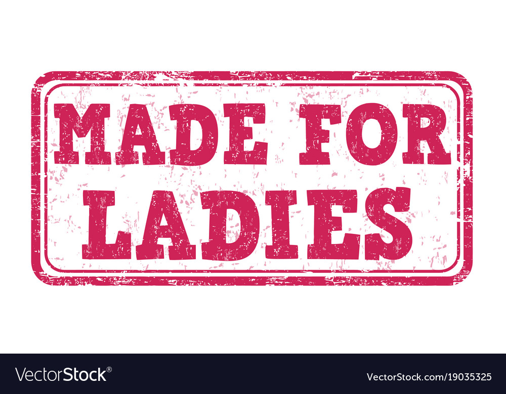 Made for ladies stamp