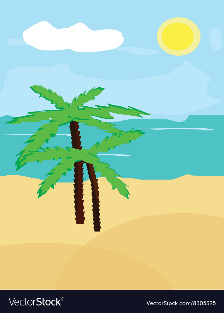 Palm Royalty Free Vector Image - VectorStock