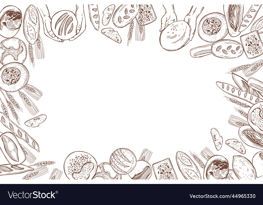 Background with bread