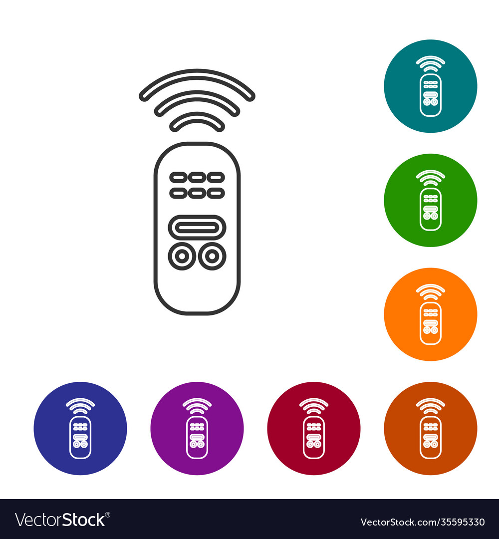 Smart Remote Control System Symbol vector image Smart Remote Control System Symbol
