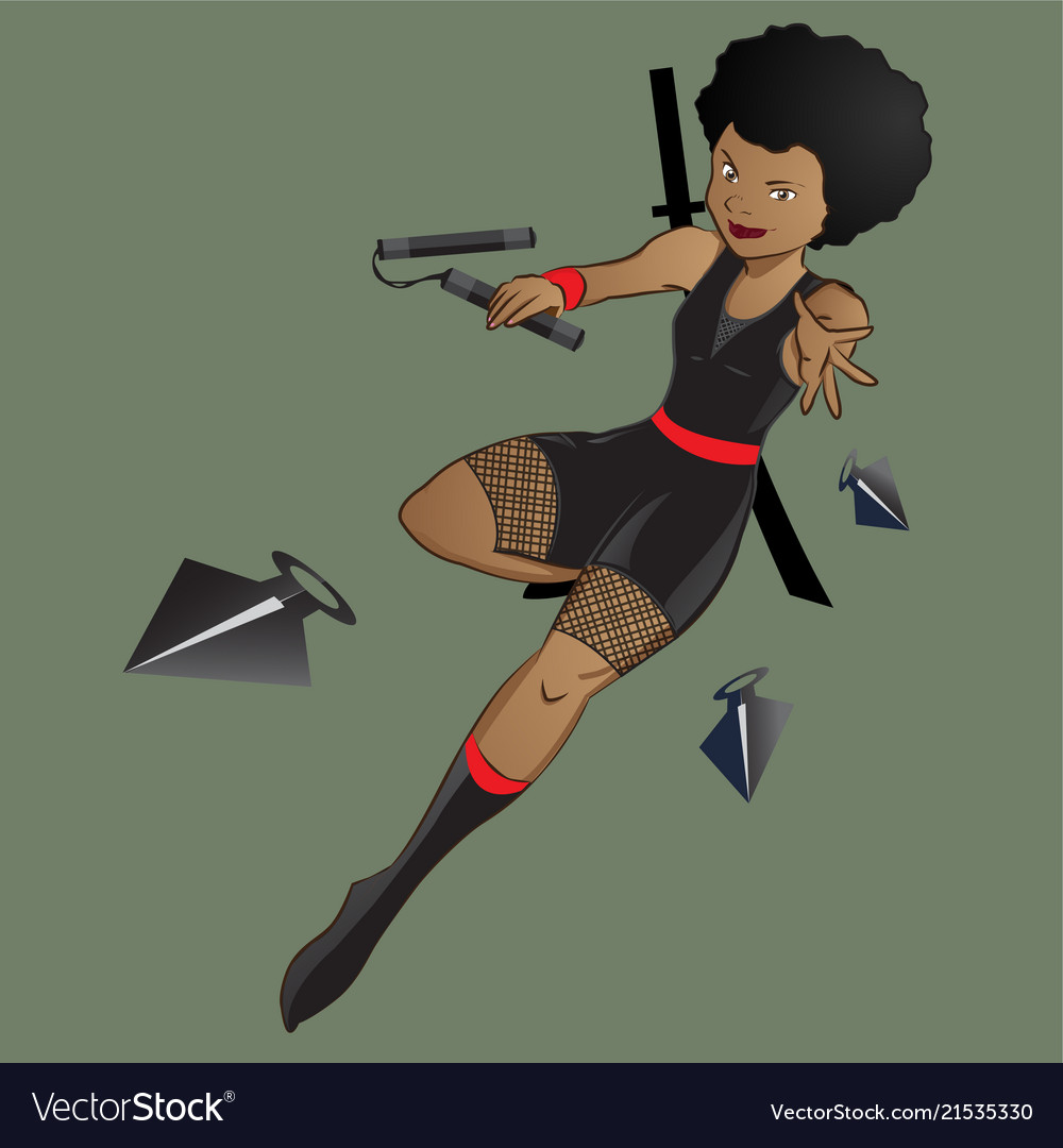 african american female ninja