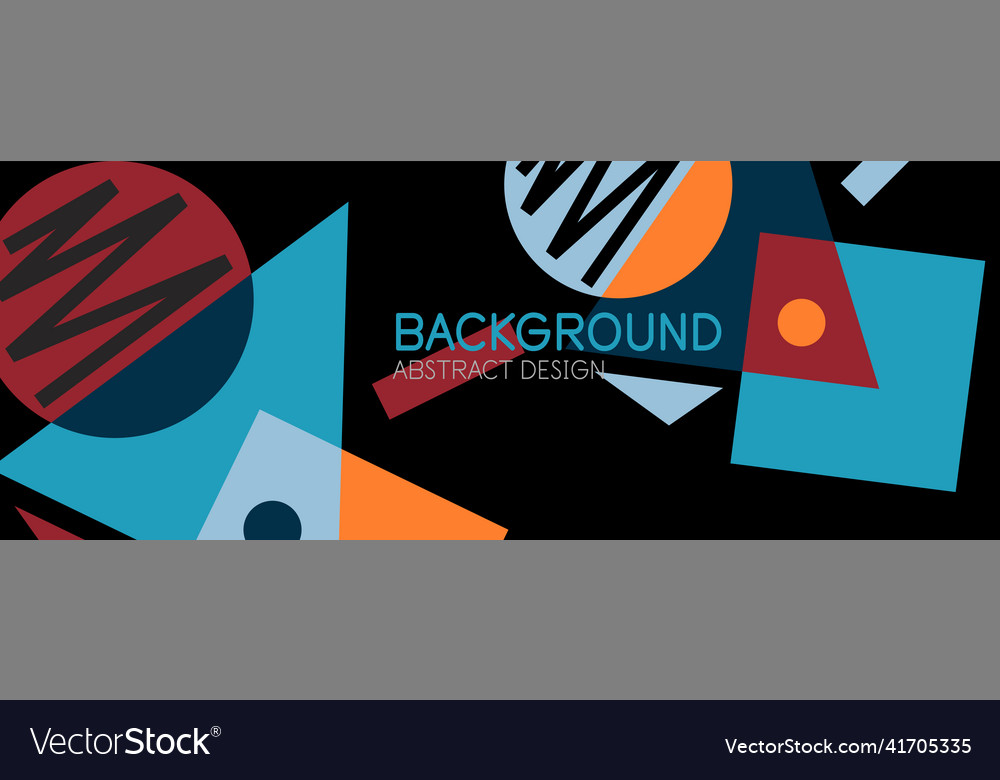 Abstract background with blocks lines geometric vector image Abstract background with blocks lines geometric