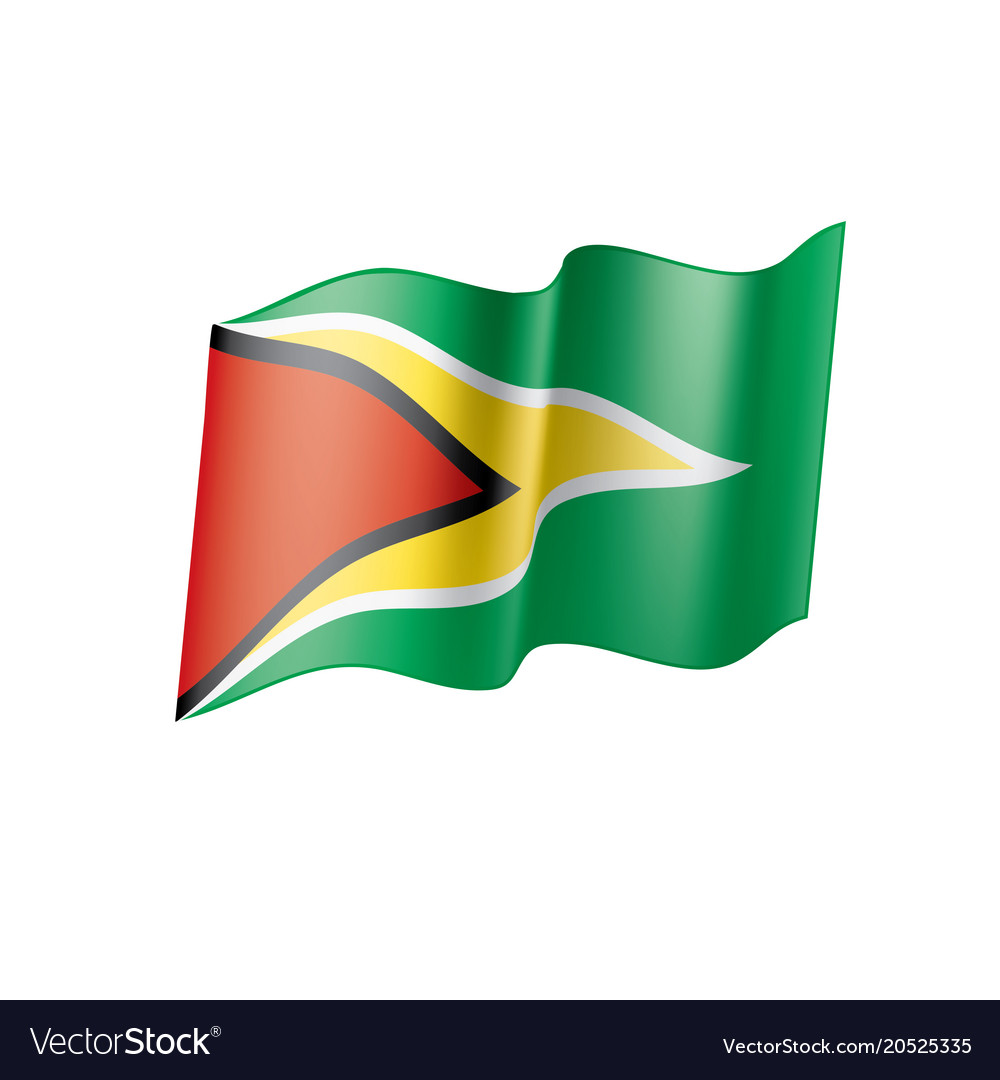 Guyana Flag Royalty Free Vector Image - Vectorstock