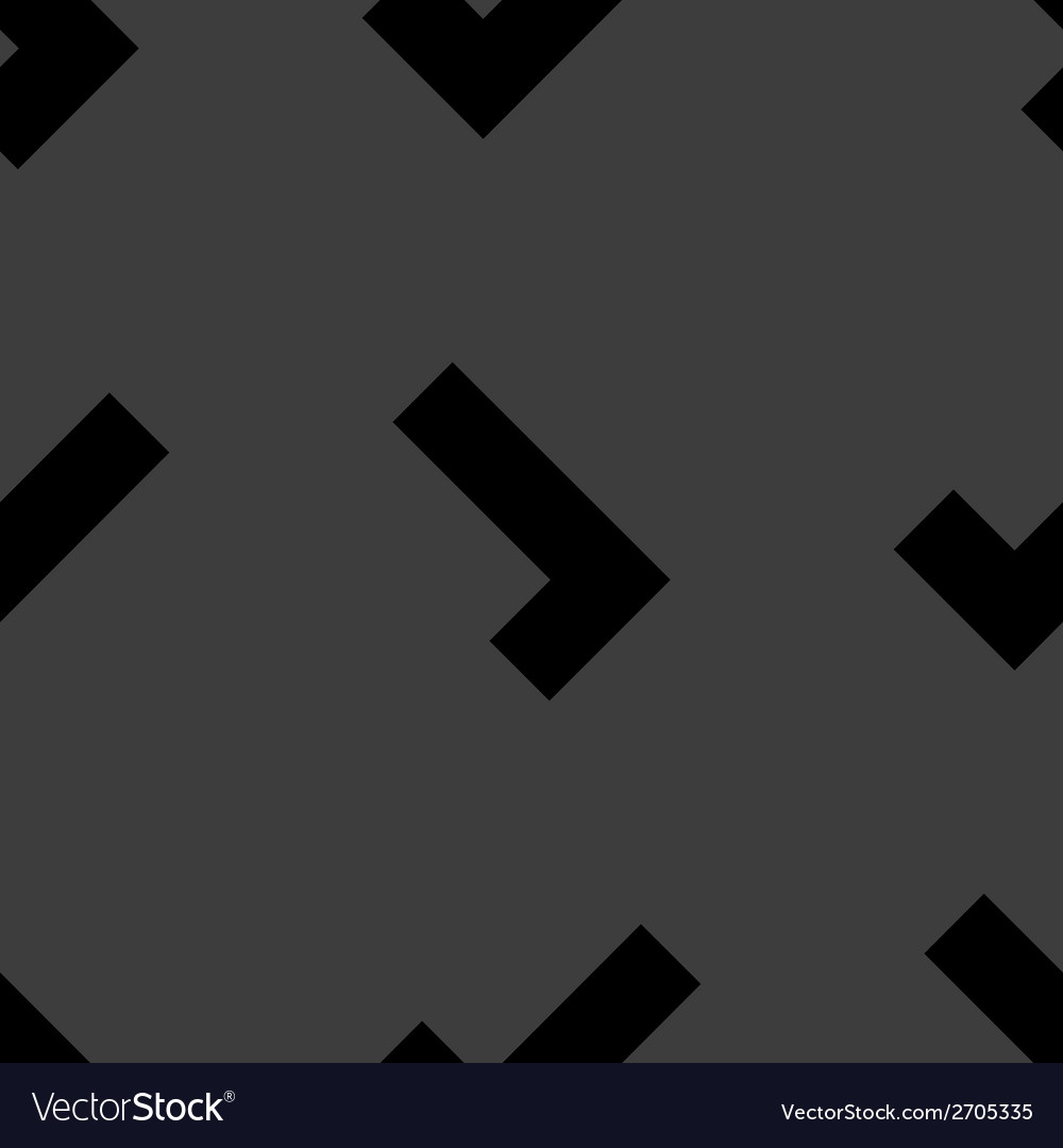 Tick web icon flat design seamless pattern