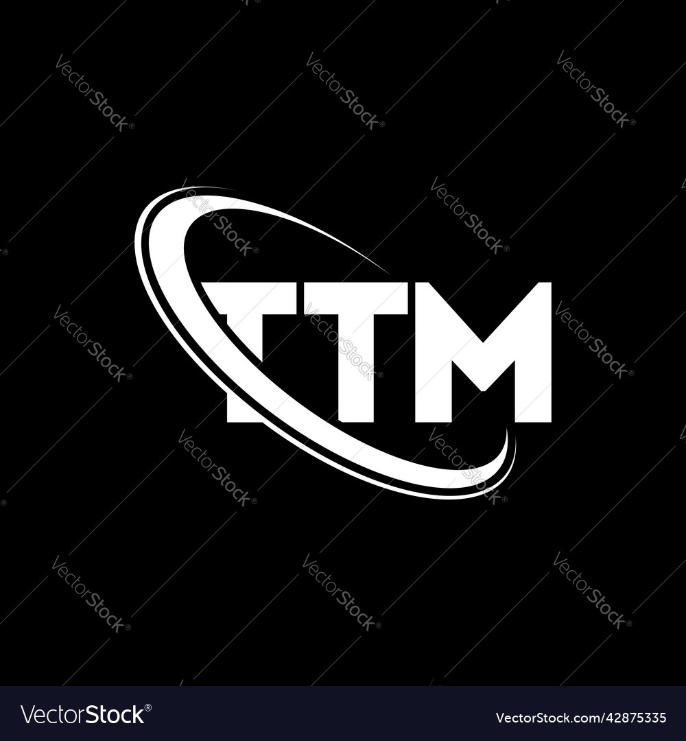 Ttm Logo Letter Design Royalty Free Vector Image