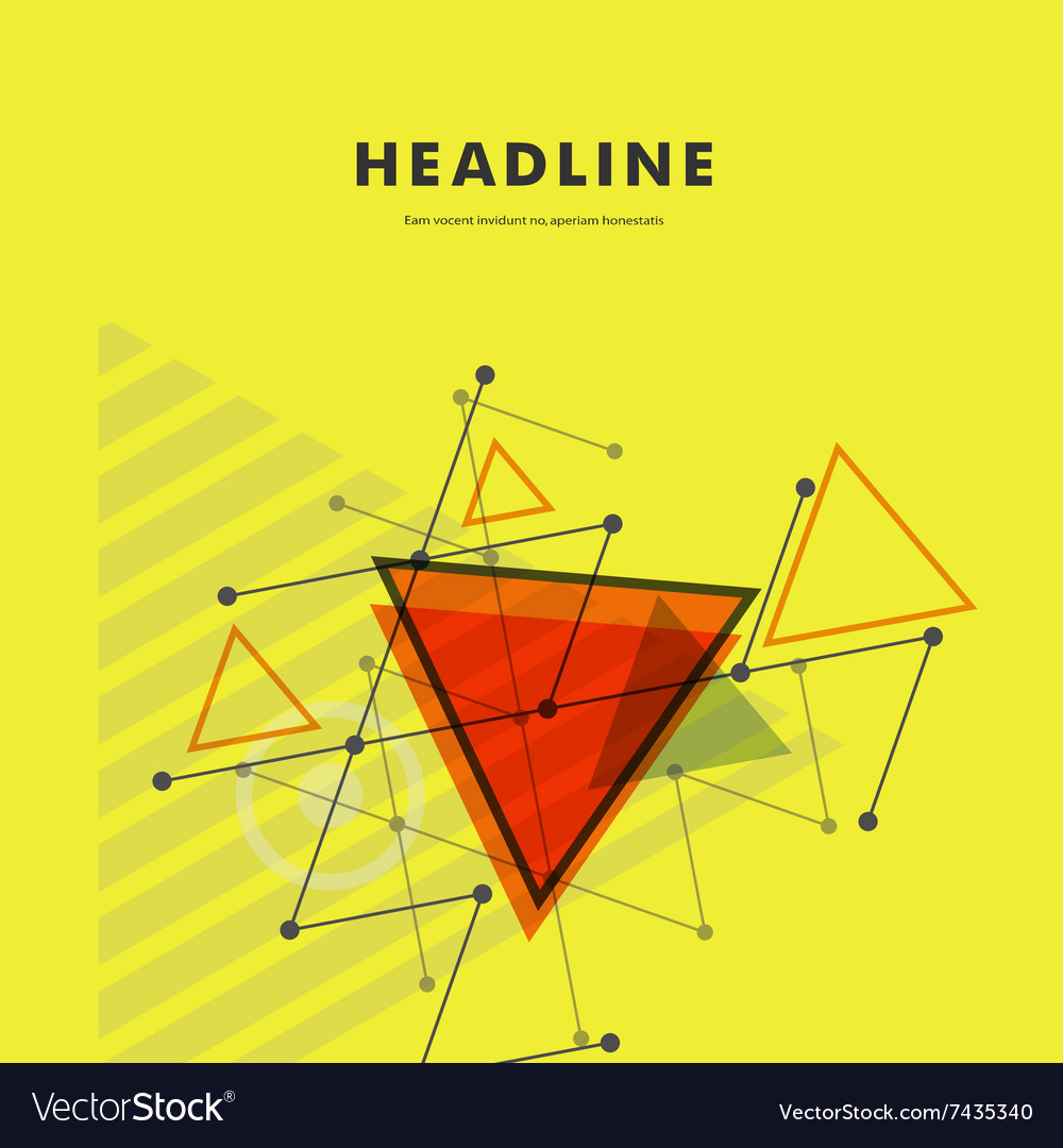 Abstract rapid triangular design