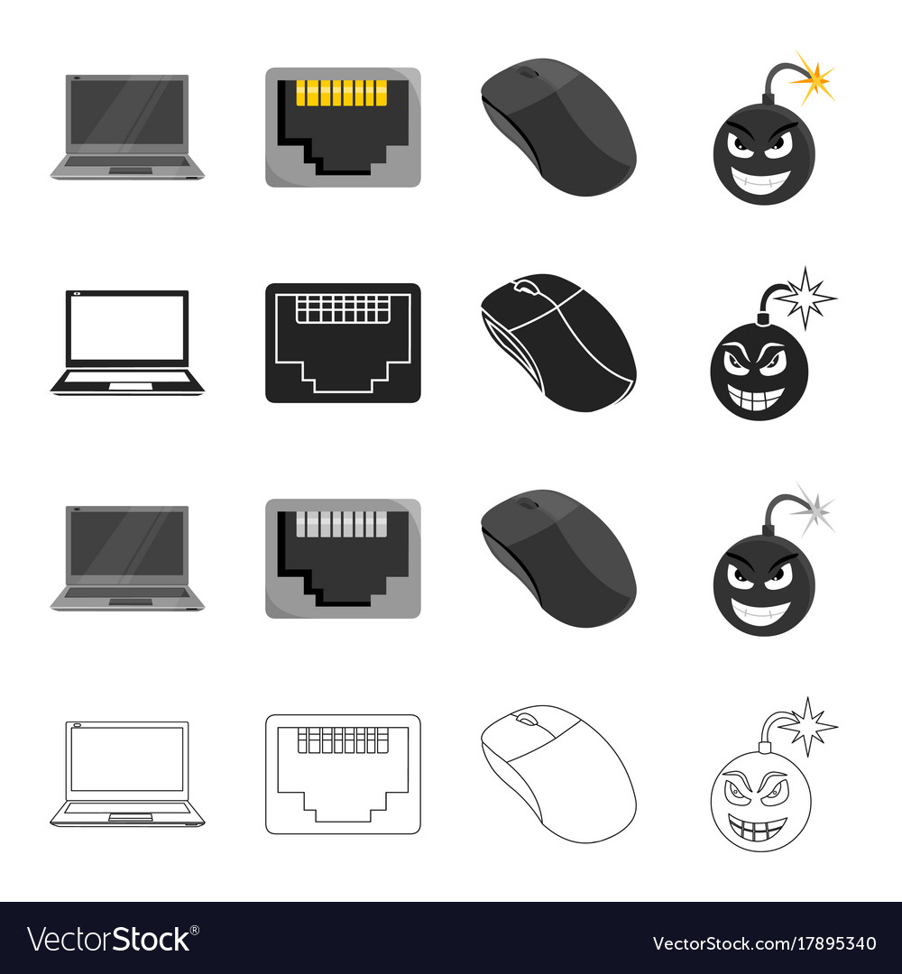 Computer system office and other web icon