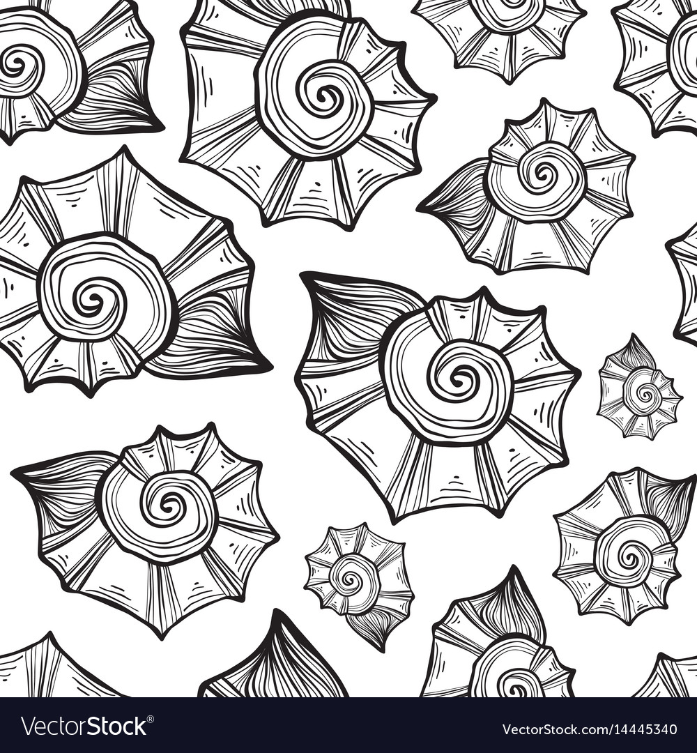 Hand drawn - seamless pattern