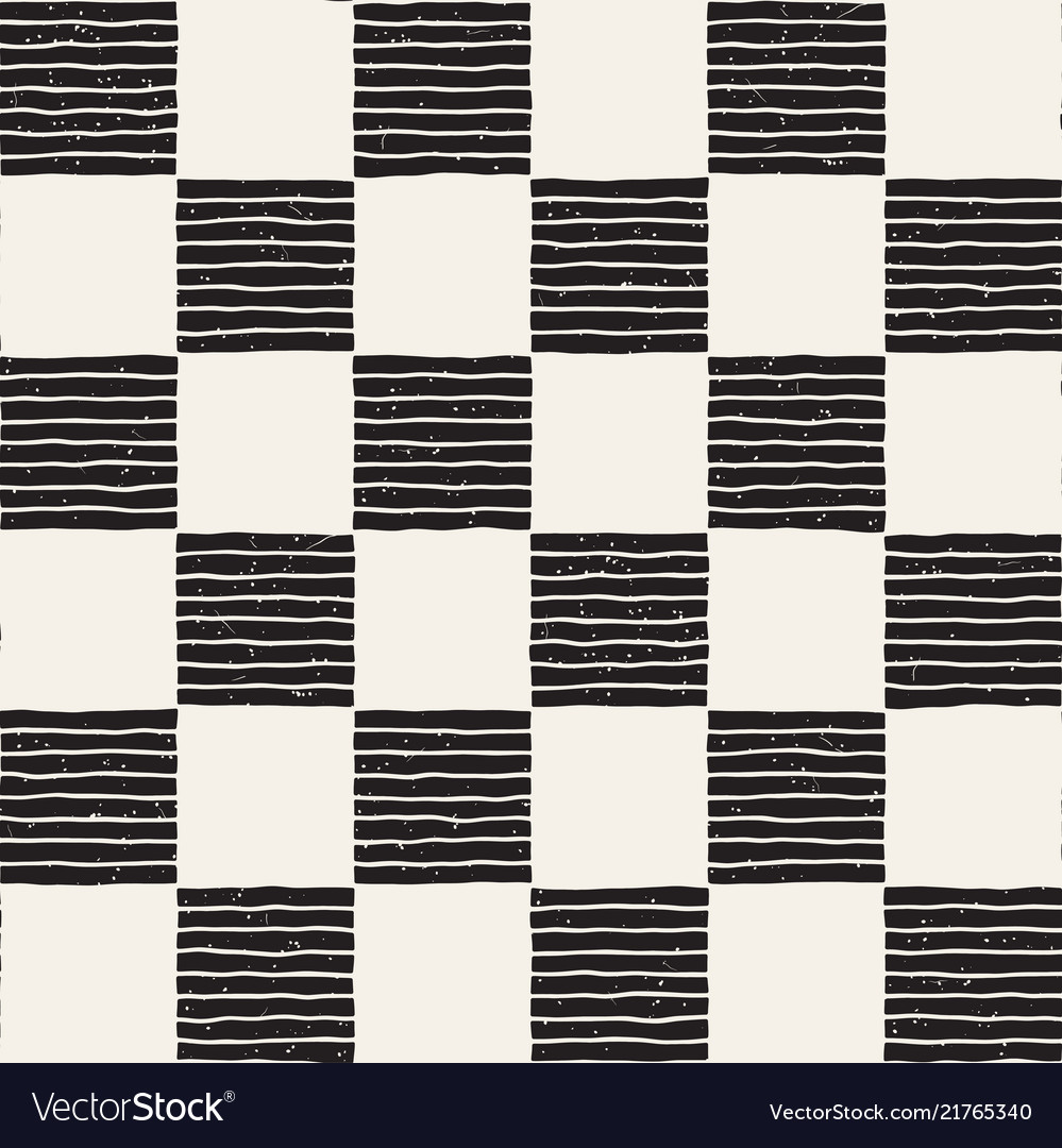 Hand drawn seamless repeating pattern vector image Hand drawn seamless repeating pattern