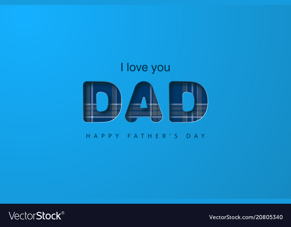 Happy fathers day greeting card