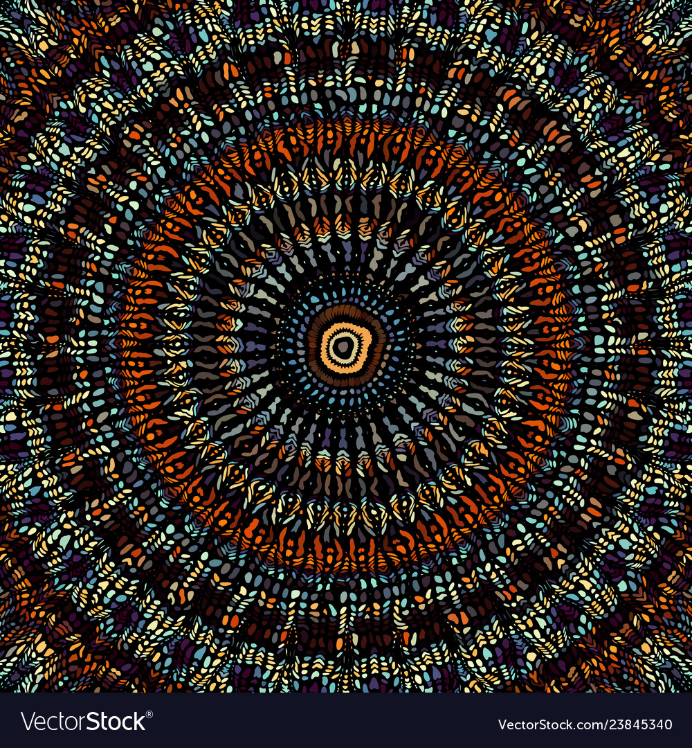 Mosaic art pattern curved image vector image Mosaic art pattern curved image