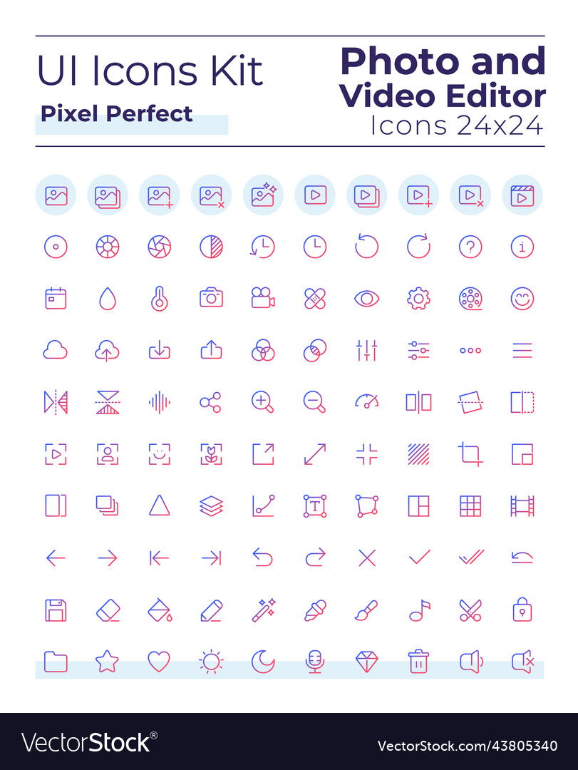 Pixel Editor UI Icons