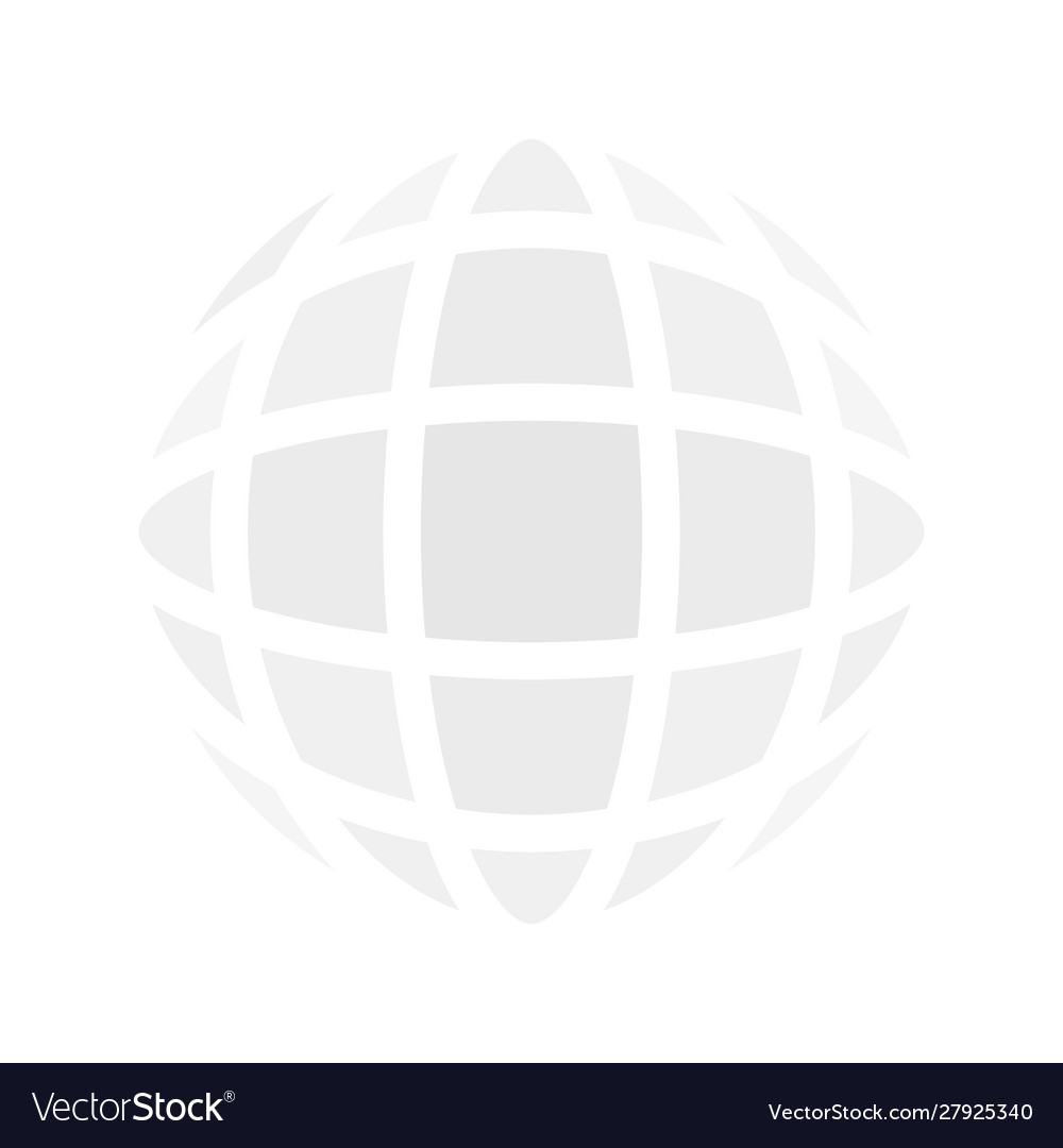 Stylized icon planet earth design element Vector Image