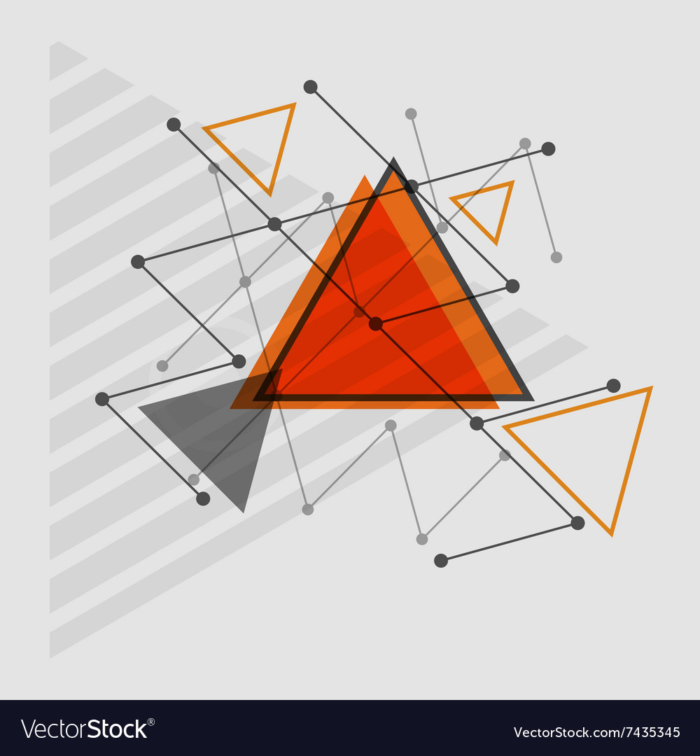 Abstract rapid triangular design