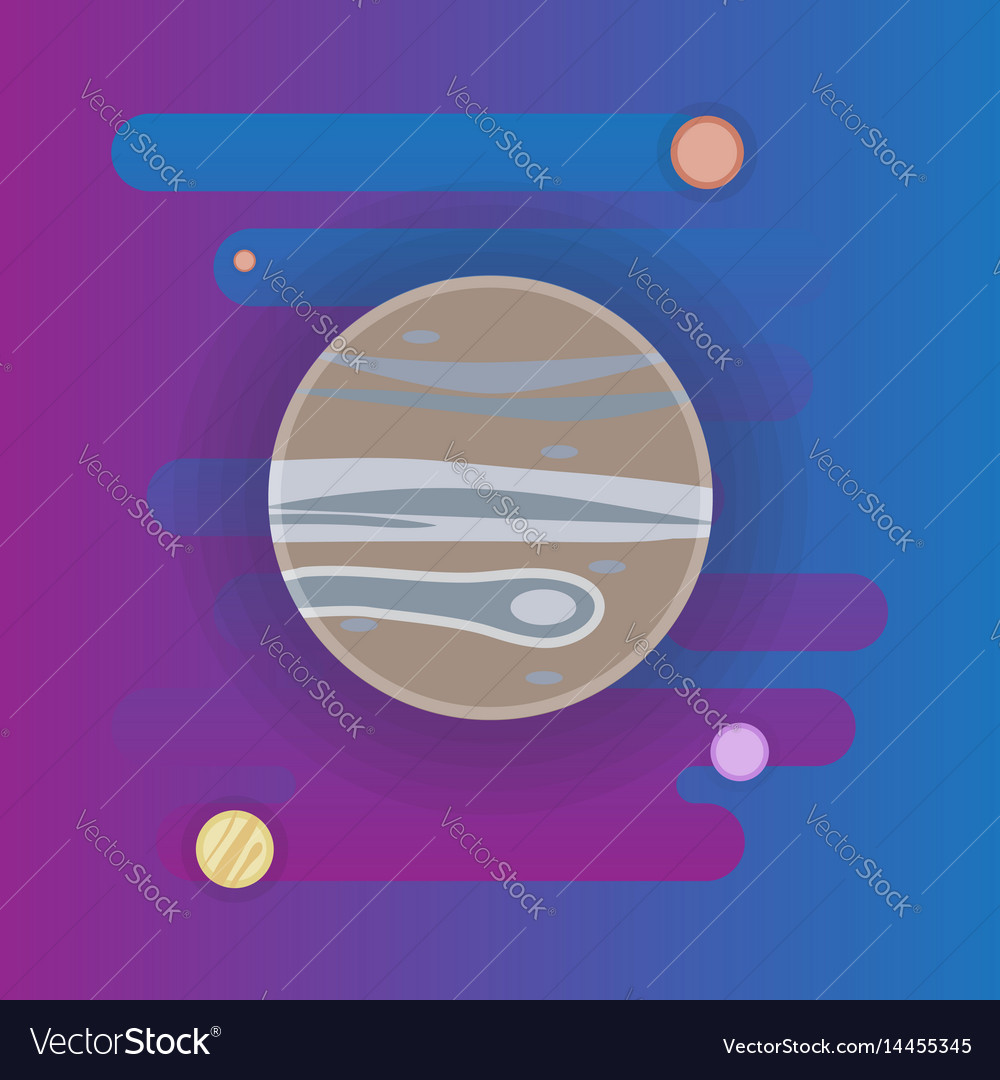 Jupiter Planet Icon - Space Elements