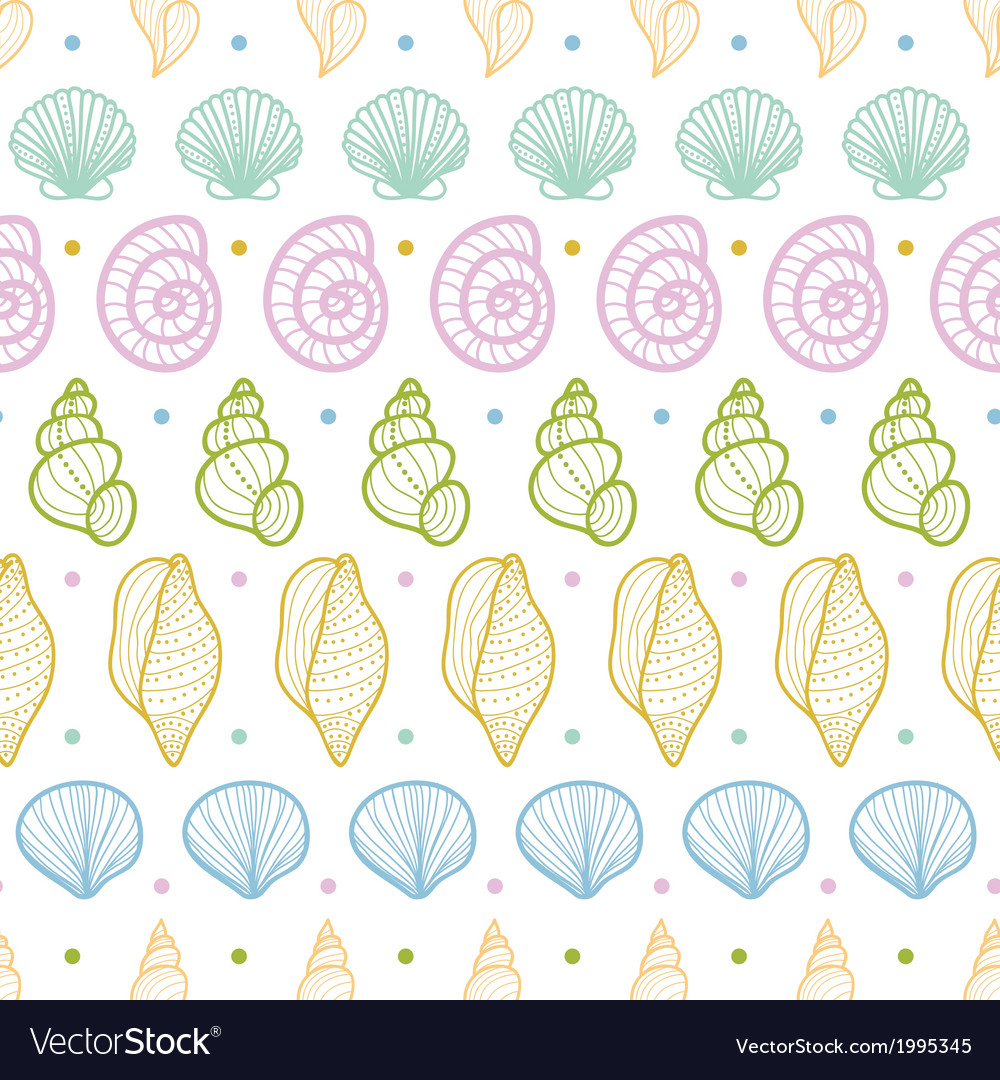 Seashell Stripes Pattern