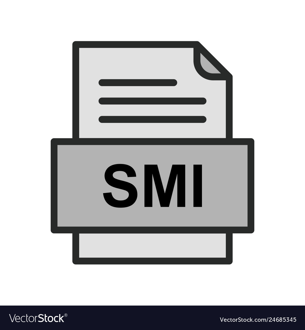 Smi file document icon