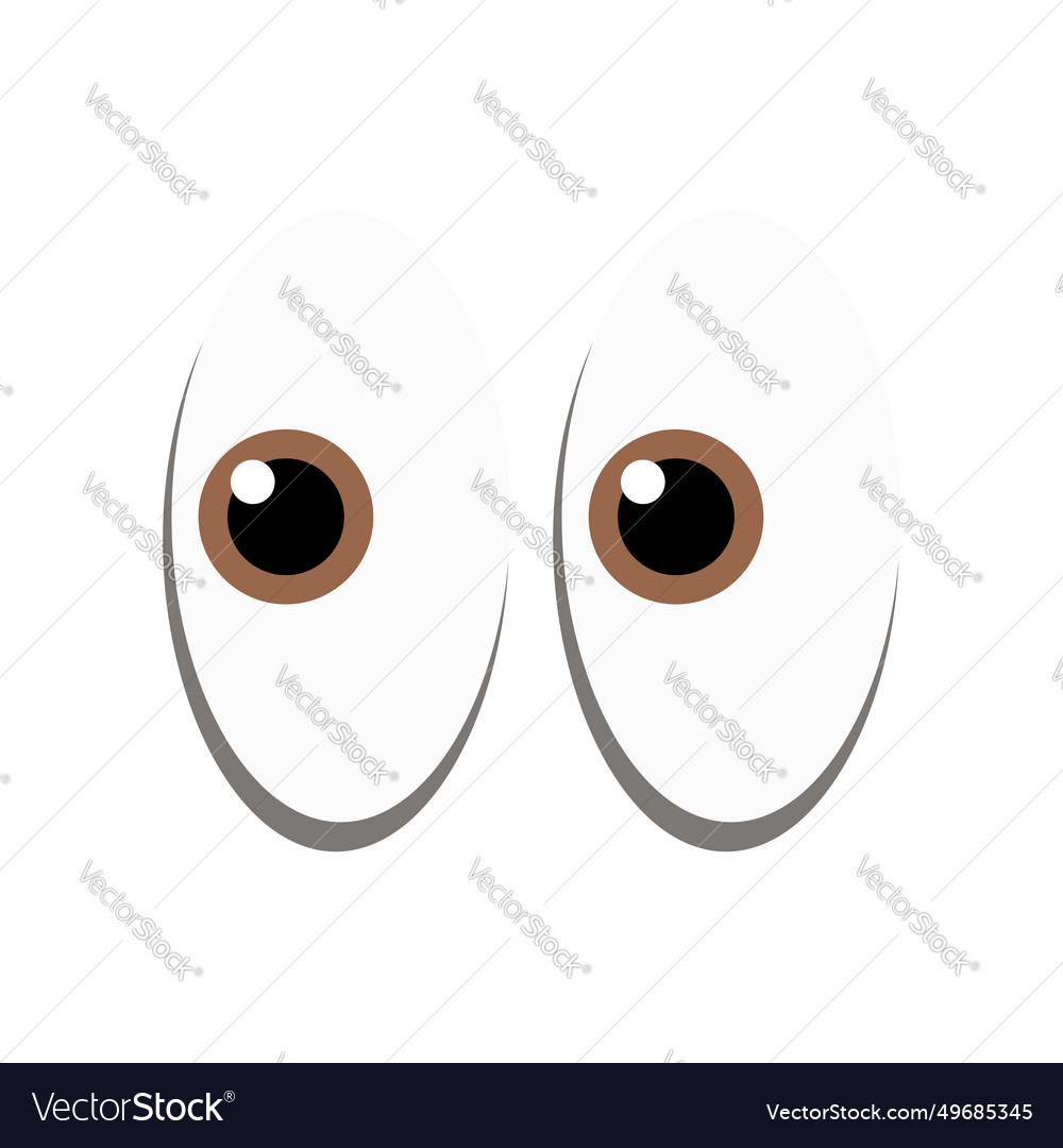 Weiße Augen Emoji-Symbol