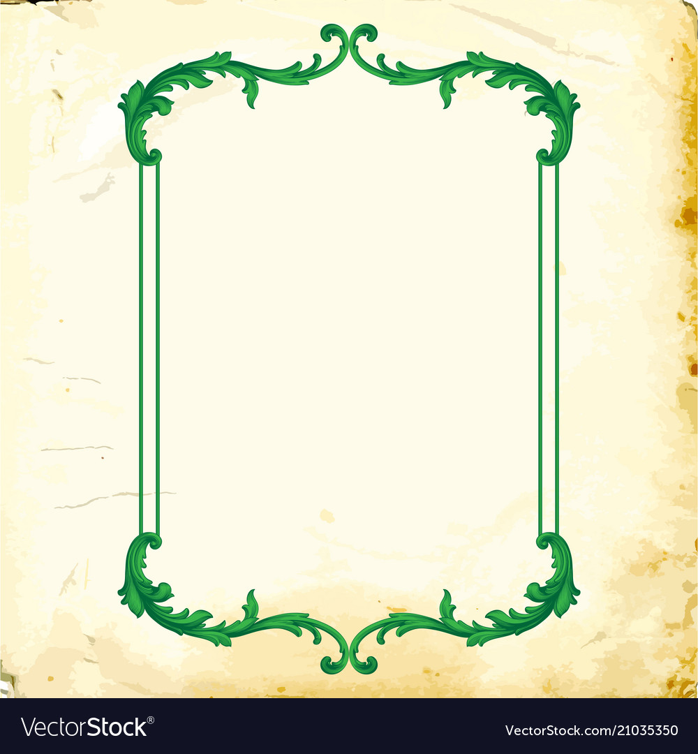 Baroque vintage elements for design Royalty Free Vector