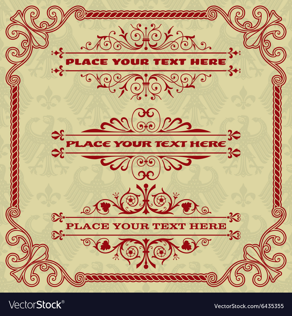 A set of elements for design