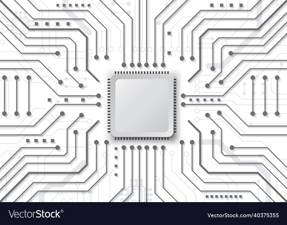 Circuit technology background with hi-tech digital vector image Circuit technology background with hi-tech digital