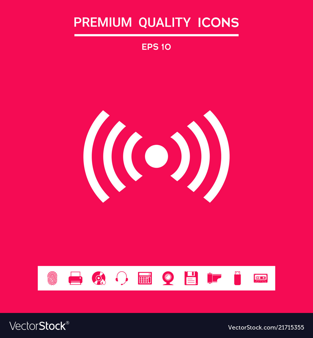 Internet connection icon graphic elements