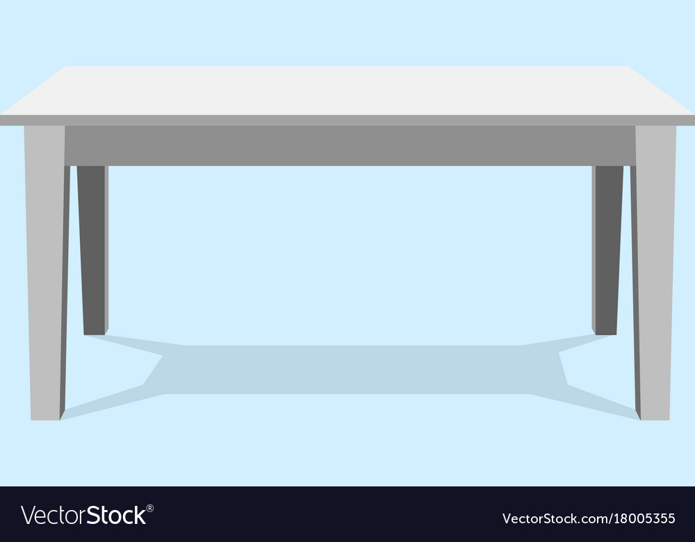 White table platform stand template for object