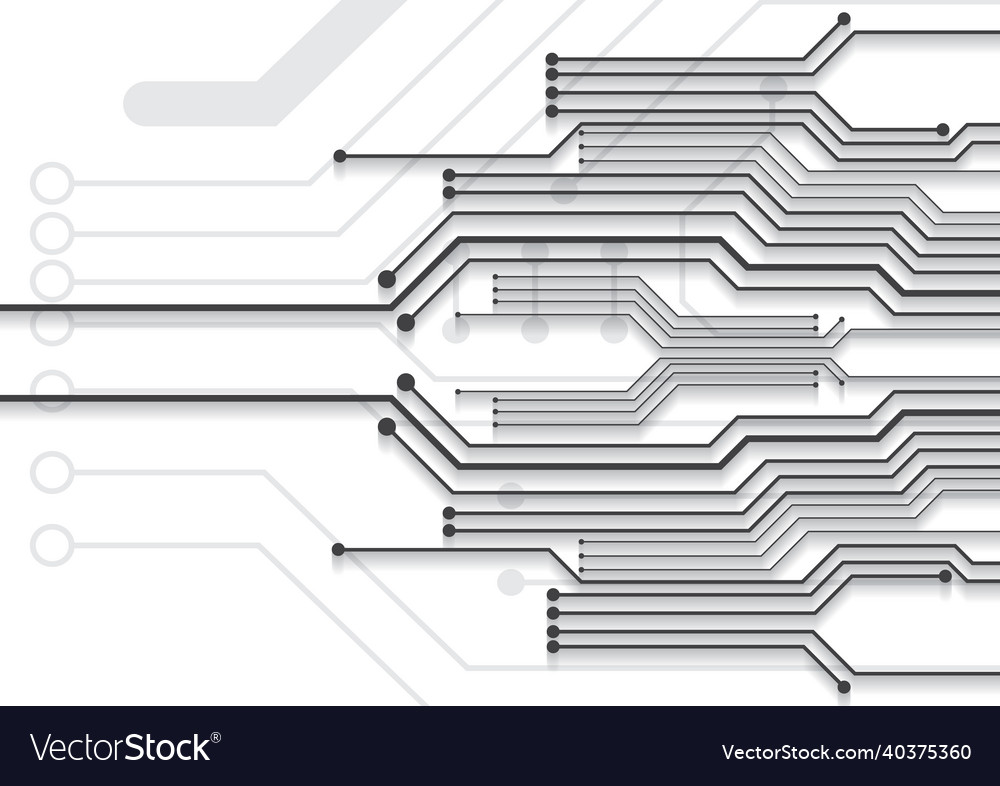 Circuit technology background with hi-tech digital vector image Circuit technology background with hi-tech digital