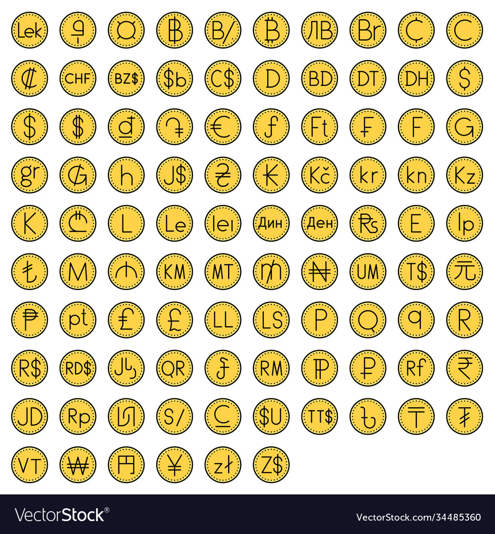 Currency Symbol Icons