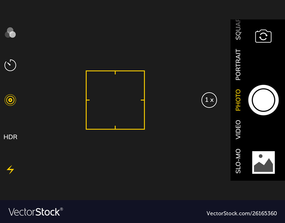 Smartphone Camera Interface