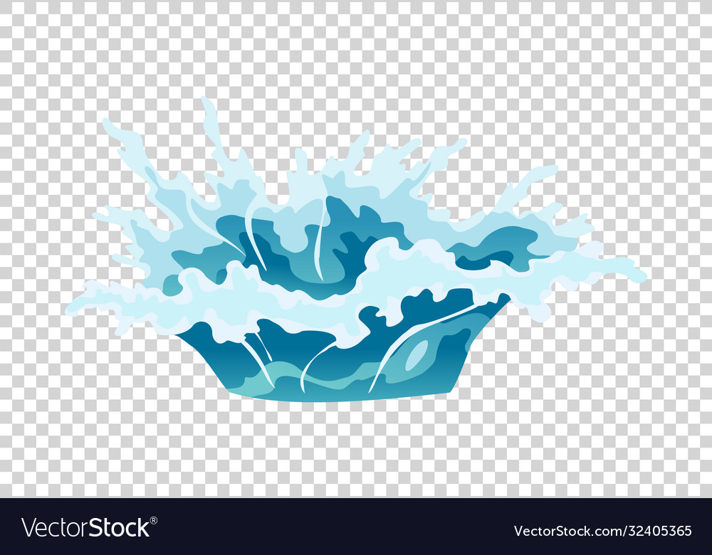 Frame water splash for game animation Royalty Free Vector Frame water splash for game animation Royalty Free Vector