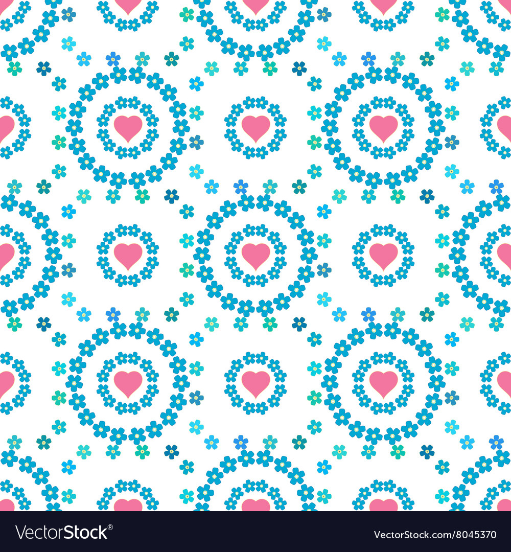 Floral background seamless pattern