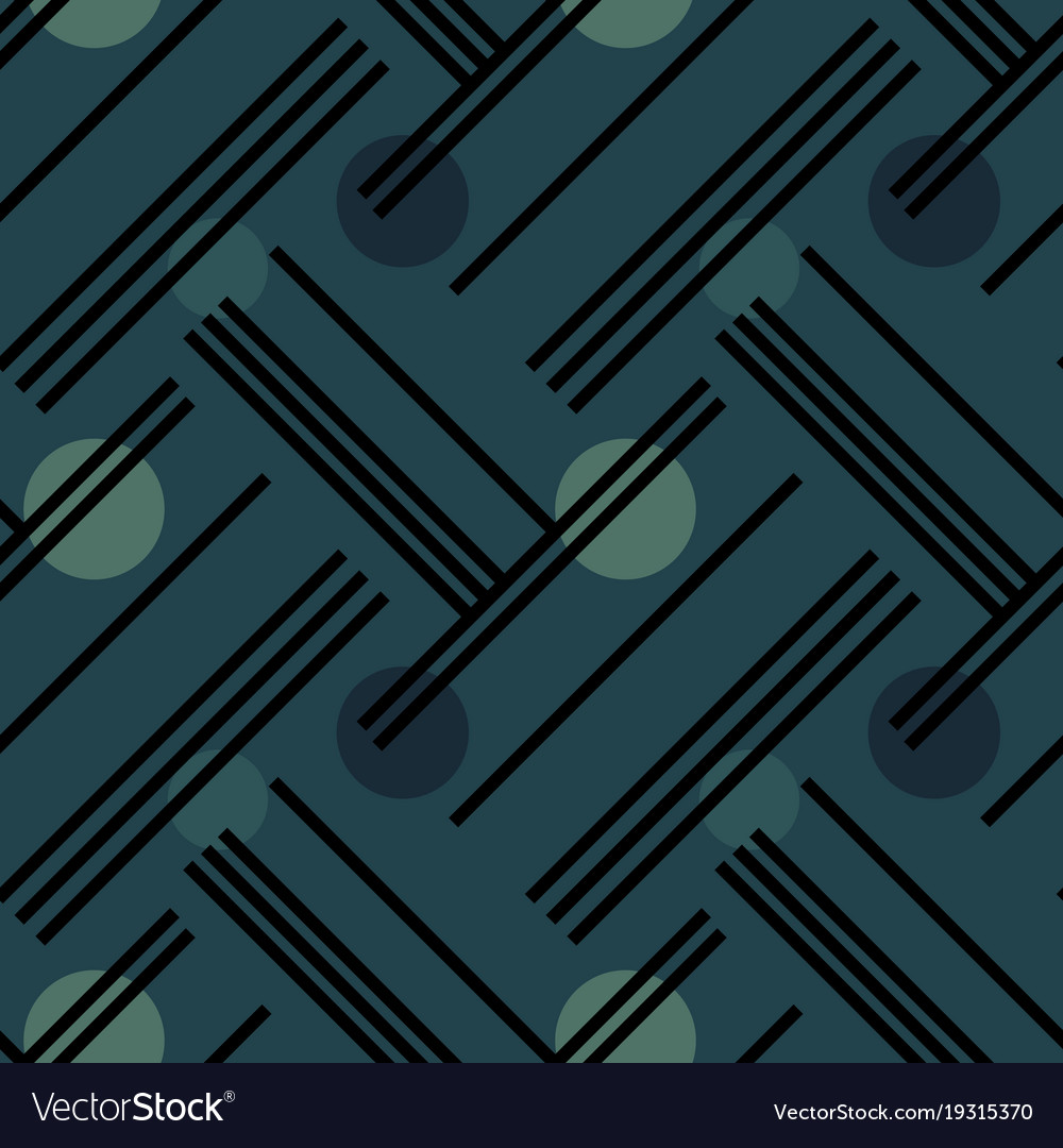 Irregular lines and circles diagonal seamless
