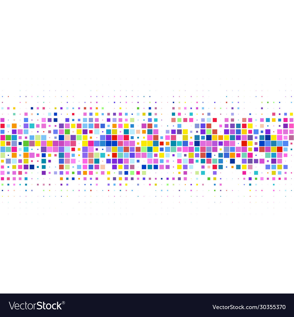 Pattern with a colorful squares