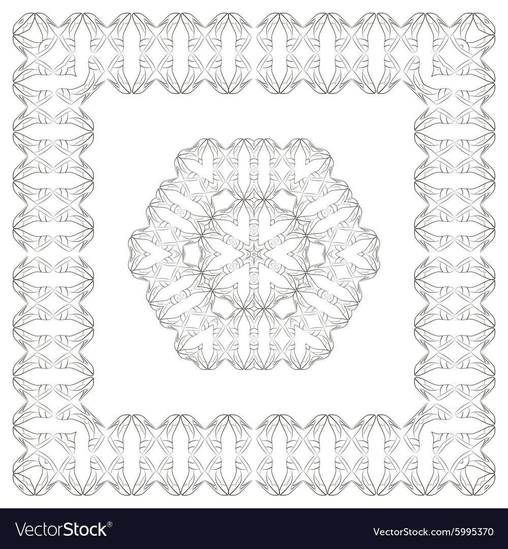 Set of intricate frames