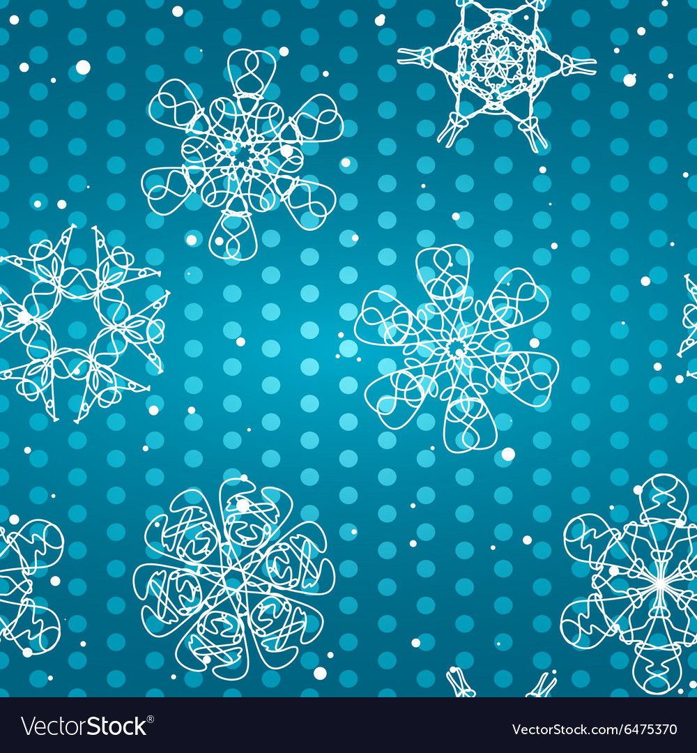 Snowflake pattern seamless texture christmas