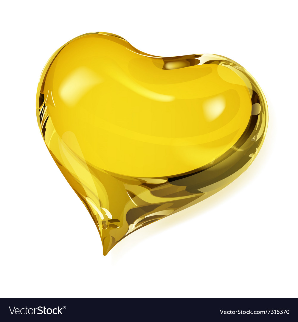 yellow-heart-royalty-free-vector-image-vectorstock